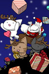 Wallpaper:Reindeer Cat